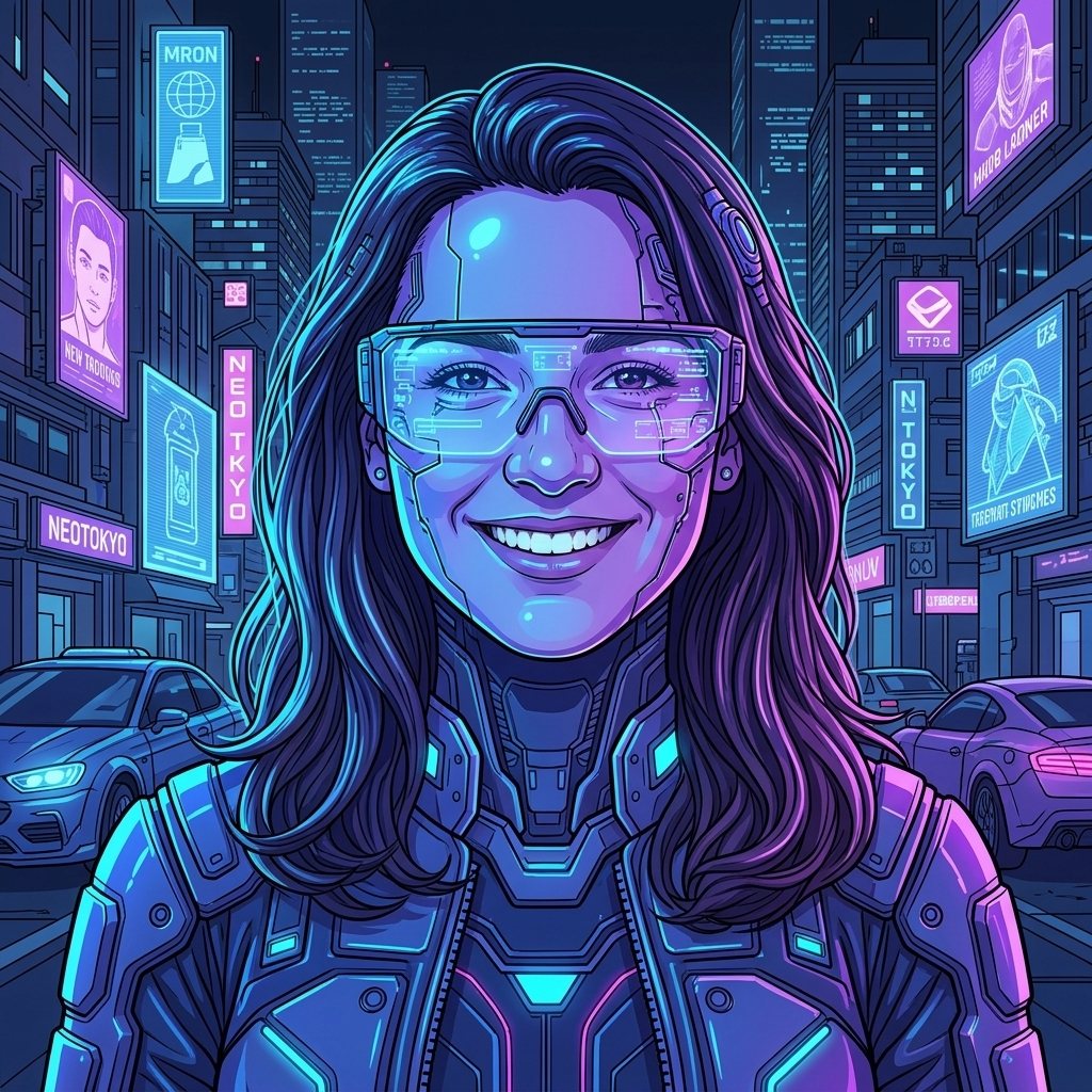 Cyberpunk Transformed Portrait